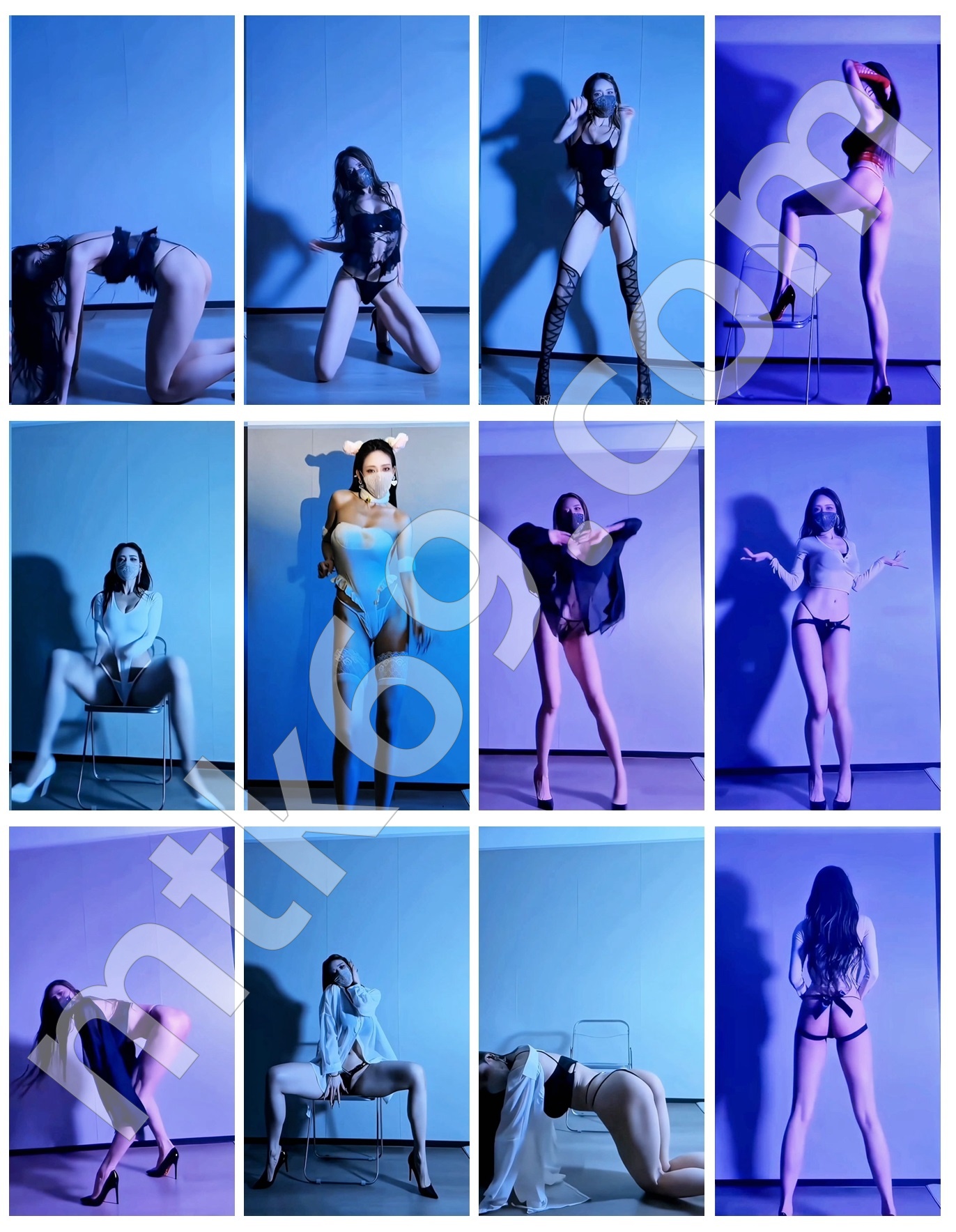 抖音丨爱跳舞的小野猫 百万粉丝超燃主播大尺度私定 [10V/550MB]