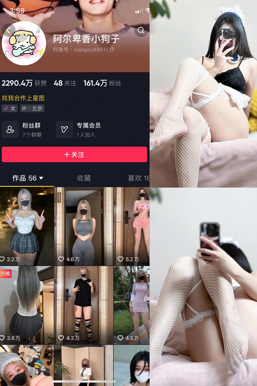 抖音 阿尔卑香小狗子 微密圈图片资源  NO.033期 【19P】最新至：2023.10.16