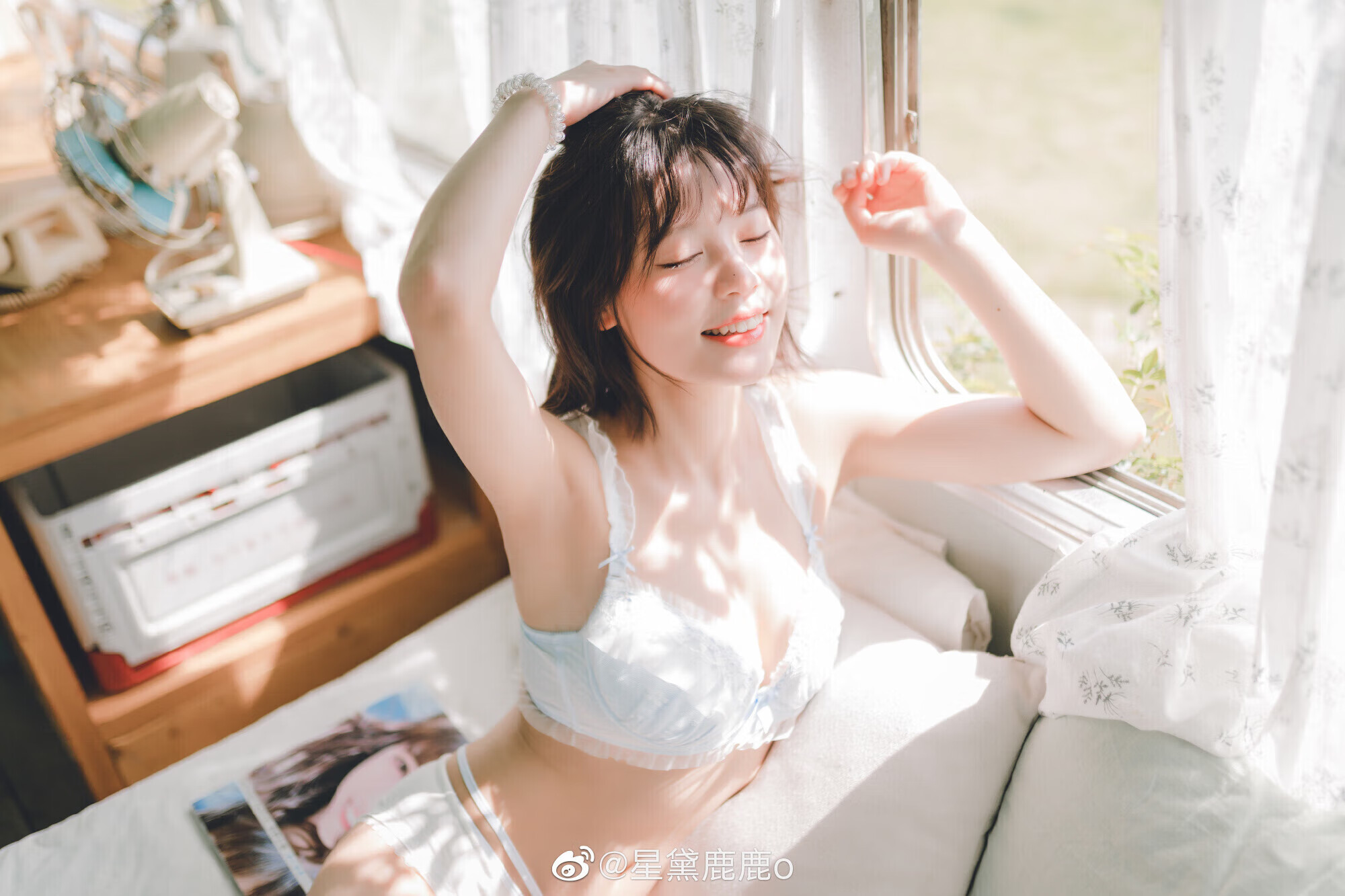 居家小可爱@星黛鹿鹿，如此甜美的小姐姐你心动了吗