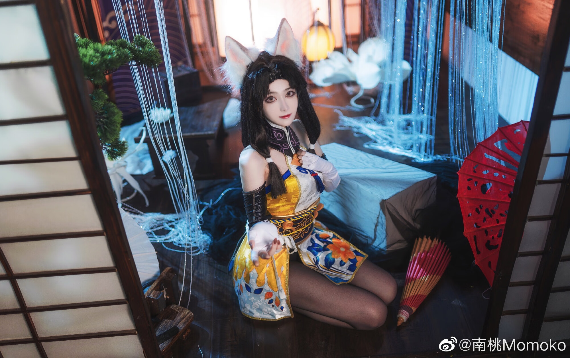 胡狼美女南桃momoko，想不想捏捏她可爱的耳朵
