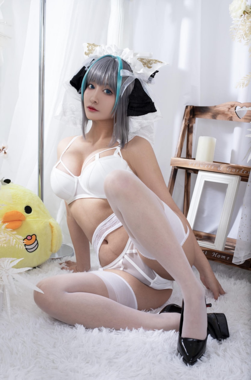 洛璃LoLiSAMA#柴郡同人内衣--佳人作品！