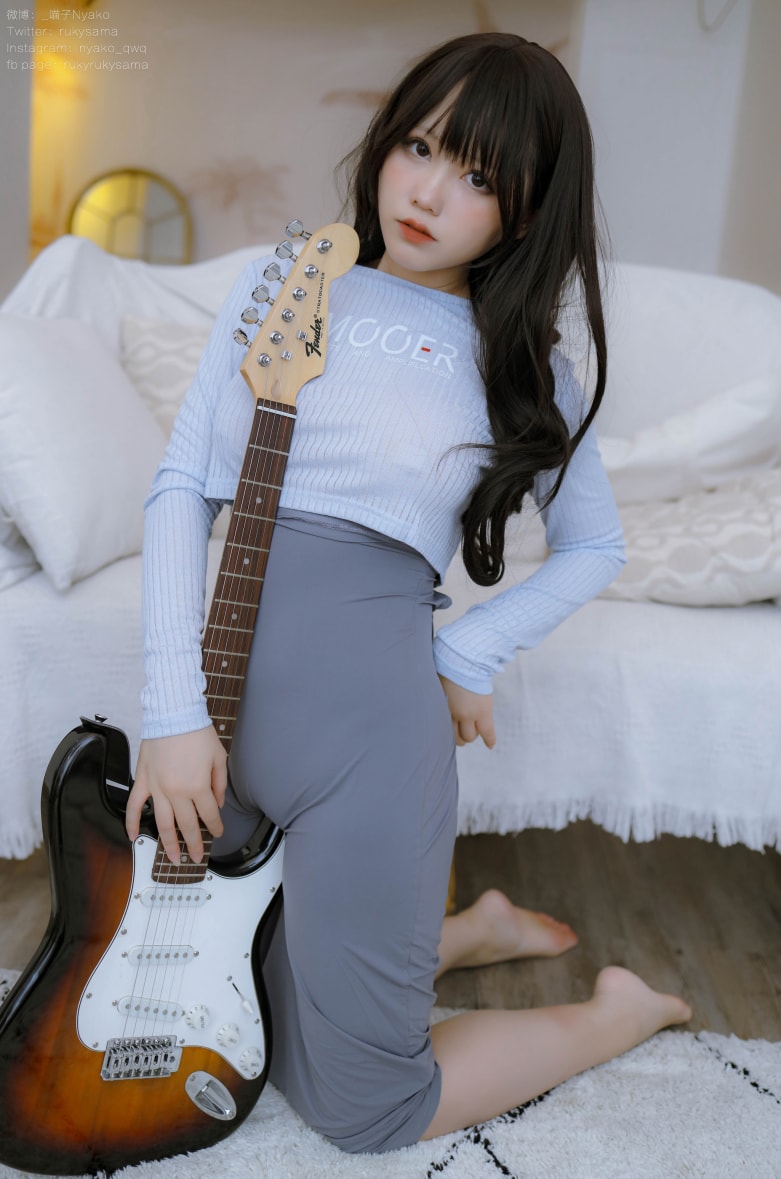 Nyako喵子#吉他妹妹连衣裙--收藏推荐！