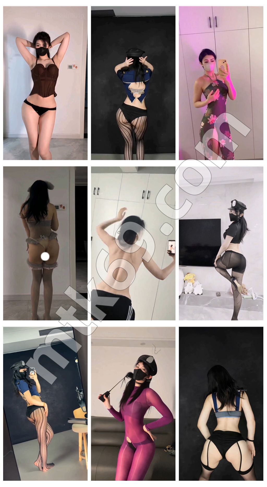 抖音25W粉主播 彭程程 内衣福利骚舞 电臀顶胯 [12V/374MB]