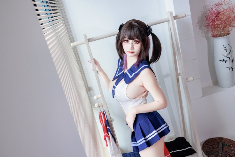 阿雪雪 连体水手服- 阿雪雪 连体水手服-