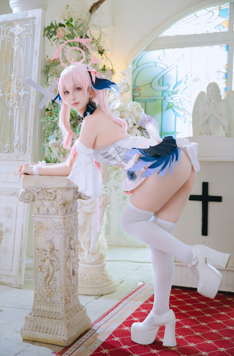 日奈娇#蔚蓝档案-下江小春花嫁--收藏精选！