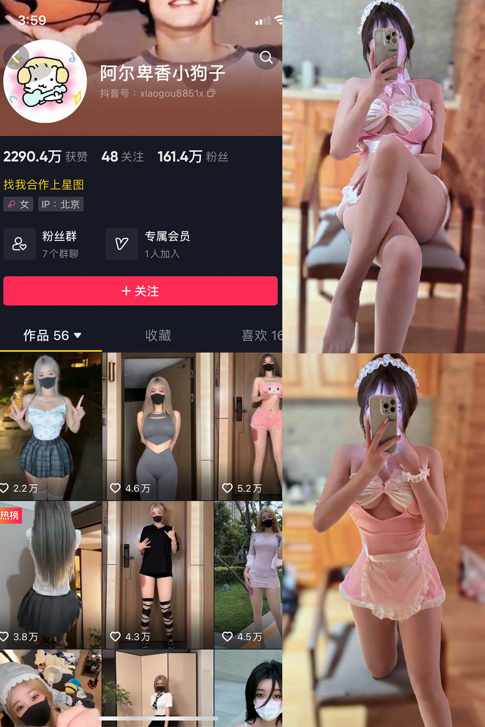 抖音 阿尔卑香小狗子 微密圈图片资源  NO.039期 【10P】