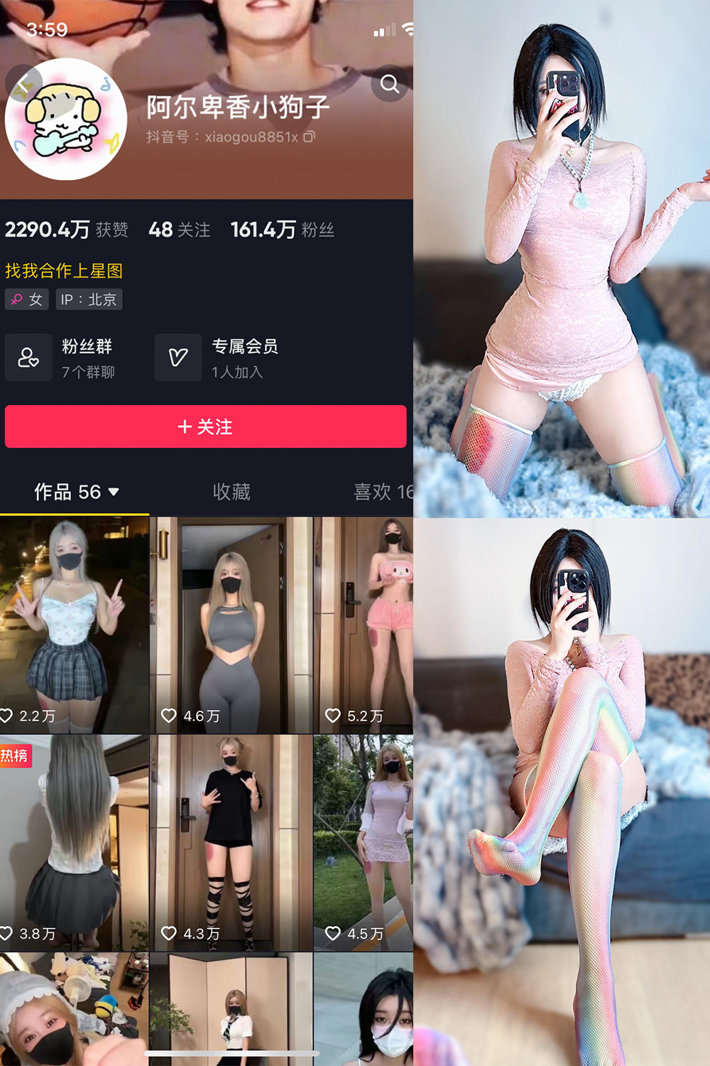 抖音 阿尔卑香小狗子 微密圈图片资源  NO.035期 【16P】最新至：2023.10.23