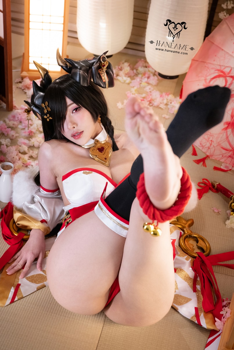 雨波HaneAme –#Lustful Goat Miko 邪羊巫女写真书--必看作品！