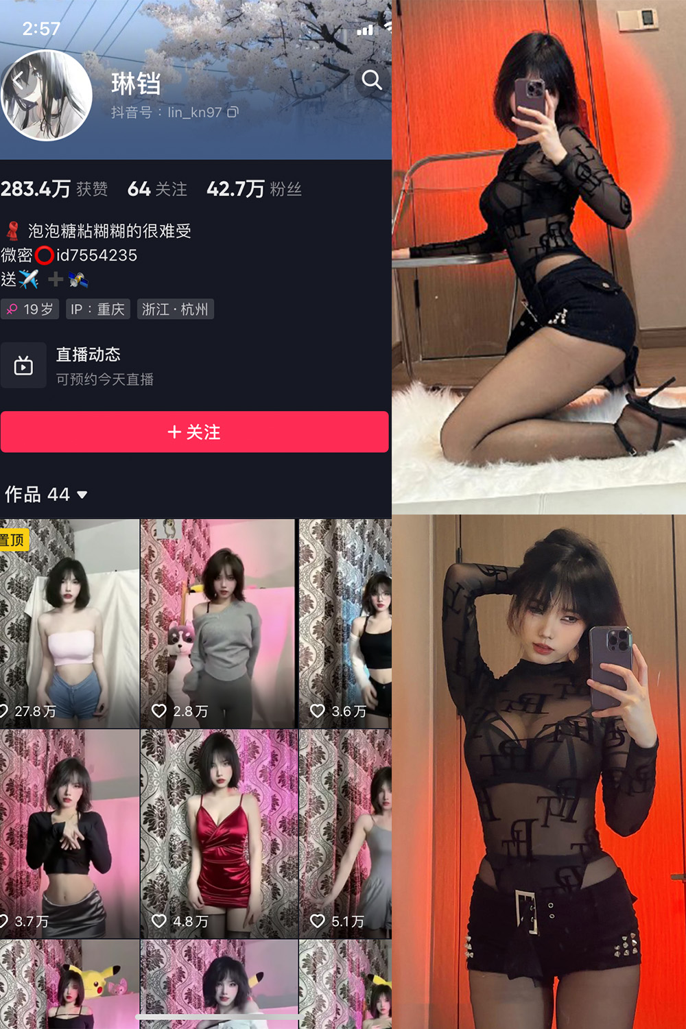 抖音 琳铛 微密圈图片资源  NO.053期 【24P3V】最新至：2023.12.20