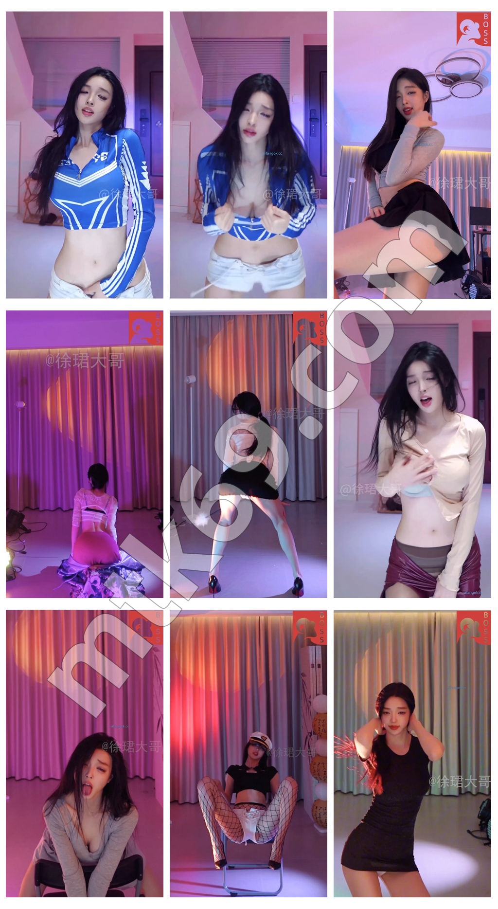 抖音/斗鱼徐珺大哥 会员舞蹈诱惑 [58V/7.48GB]