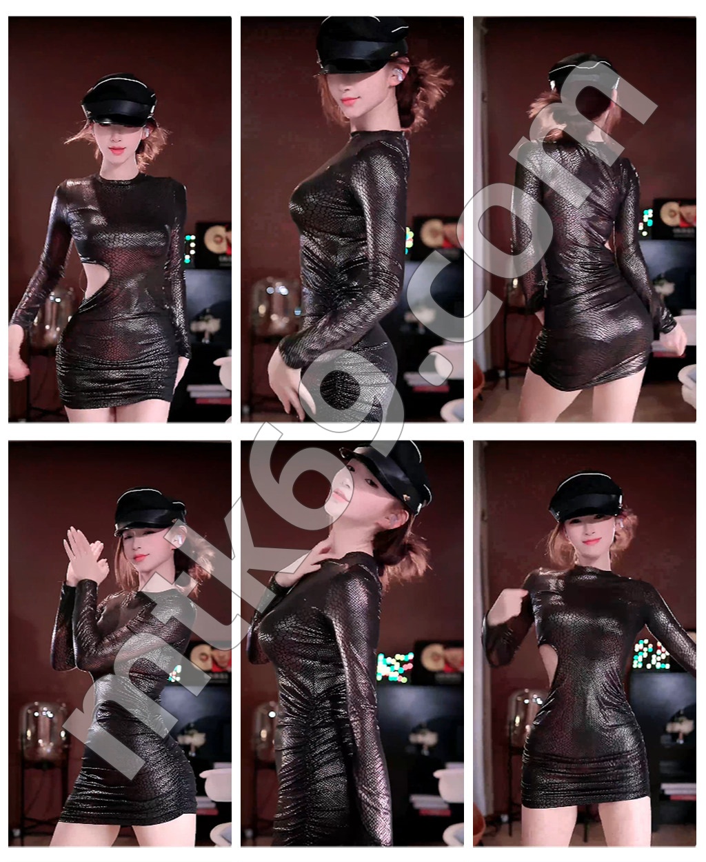 抖音倪小妮 颜值美女酷辣风杏感烧舞 [4V/702MB]