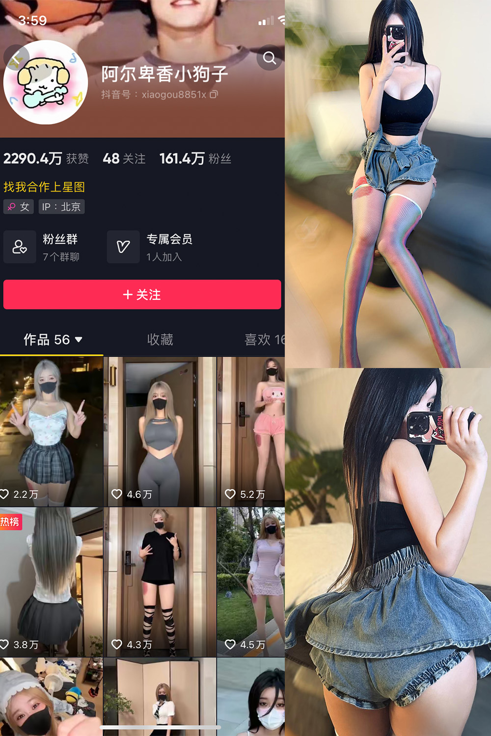 抖音 阿尔卑香小狗子 微密圈图片资源  NO.027期 【7P】最新至：2023.9.29