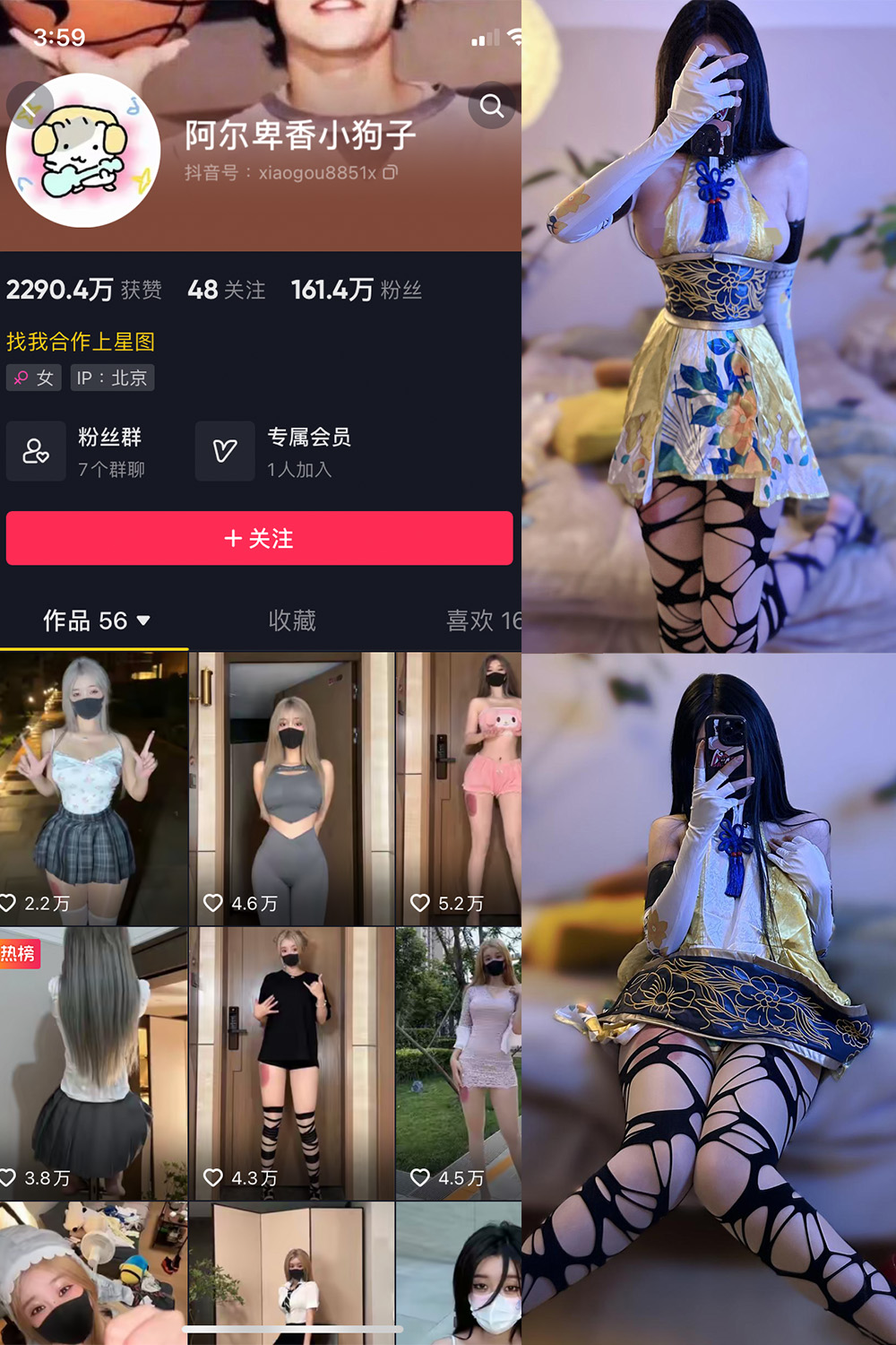 抖音 阿尔卑香小狗子 微密圈图片资源  NO.030期 【13P1V】