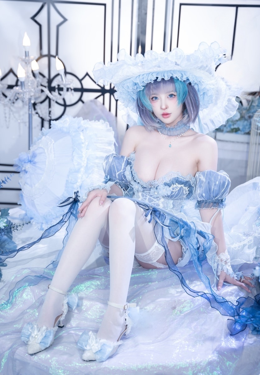 清水由乃 – 柴郡废稿礼服--只能说太好看了吧！